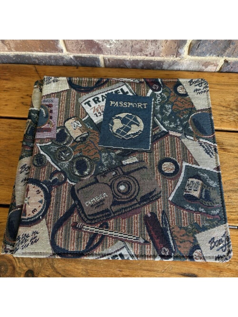Creative Memories 12x12 Original Retired Travel Passport Tapestry Album 252